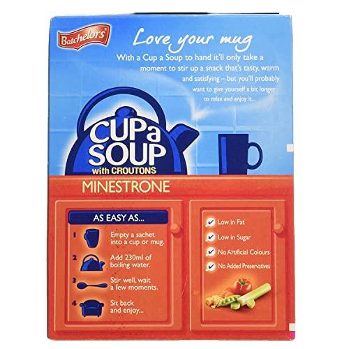 Batchelor's Batchelor's Cup A Soup with Croutons 4 Sachets - Minestrone- 2 Pack, 2 x 94 g