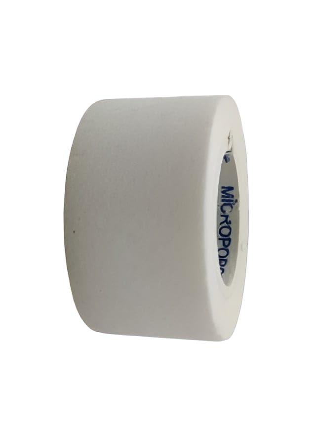 Ocean Care OC PORE Microporous Non-Woven Surgical Paper Tape | Pack of 1 | Size : (25 mm (1 inch) * 12 Rolls)