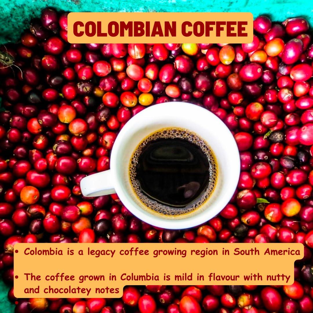 Toffee Coffee Roasters Toffee Coffee Roasters | Colombia Speciality Instant Coffee| As Seen On Shark Tank | 100 gm | 100% Arabica | Ready in Seconds | Microground Technology | Makes 50 Cups