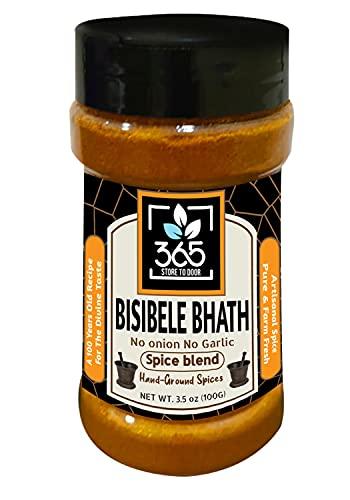 365 STORE TO DOOR 365 STORE TO DOOR Indian Spice - Jain BisiBele Bhath Masala, 100 gm | Homemade Powdered | for Healthy Cooking | Ready to use | All Seasonings Spices | Pure & Hygiene | Spice Mix – Pack of 1