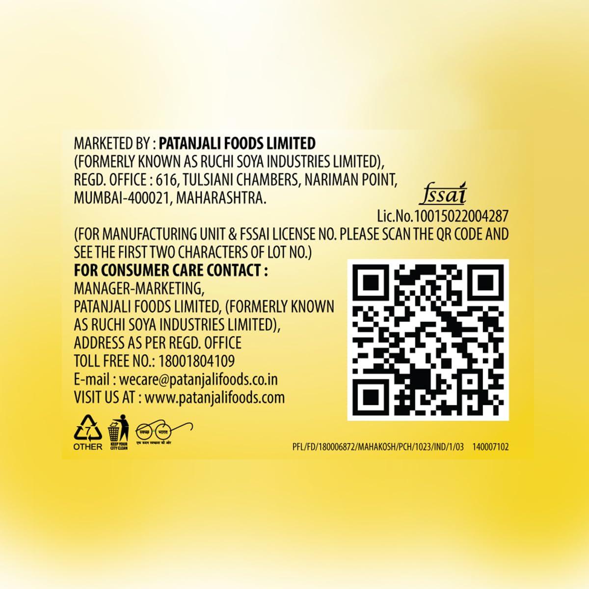 Mahakosh Mahakosh Refined Soyabean Oil, Edible Cooking Oil for Frying, Everyday Kitchen Use, 4.5 Kg