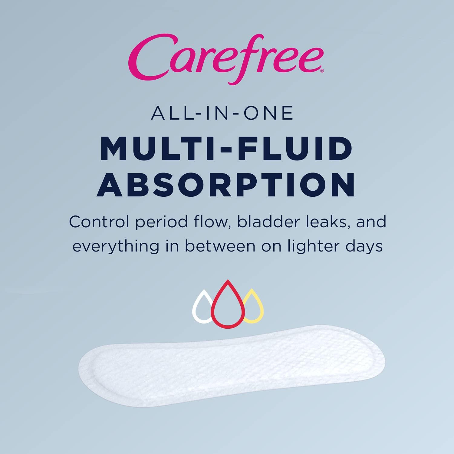 Carefree Long, 112 Count : Carefree Acti-Fresh Body Shape Ultra-Thin Panty Liners, Long Flat, Unscented - 112 Count