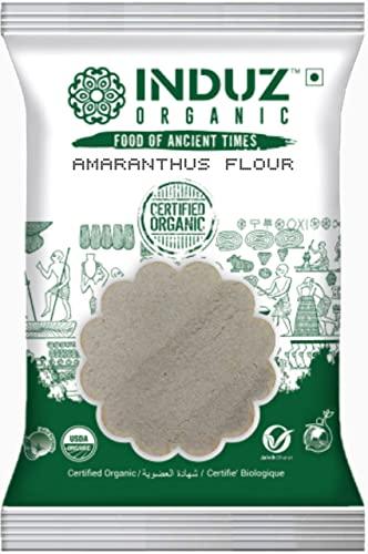 INDUZ ORGANIC Induz Organic Amaranthus Flour (Rajgira Flour) - 500g (Pack of 1) 100% Organic Gluten Free Amaranth Flour