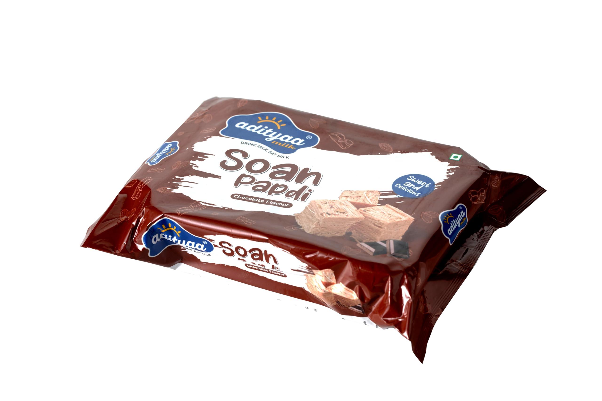 adityaa milk adityaa milk Soan Papdi (Chocolate Flavour, 250 gm)