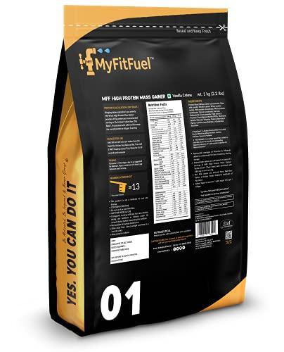 MyFitFuel MyFitFuel MFF High Protein Mass Gainer 1 kg (2.2 lbs) Vanilla Crème