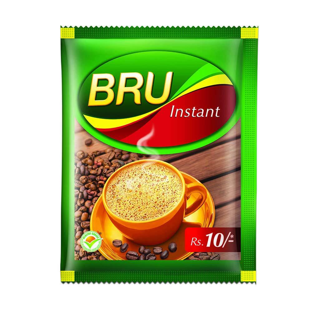 BRU Bru Instant Ground Coffee, 10g [Pack of 12], Packet