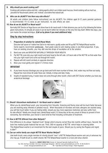 NETTIE NETTIE Neti Pot |Food grade material, 300ml capacity, BPA Free, free carry pouch, ergonomic Nasal Irrigation for Effective Relief of Sinusitis, Allergies and Cold Symptoms jalaneti pot – Pack of 1