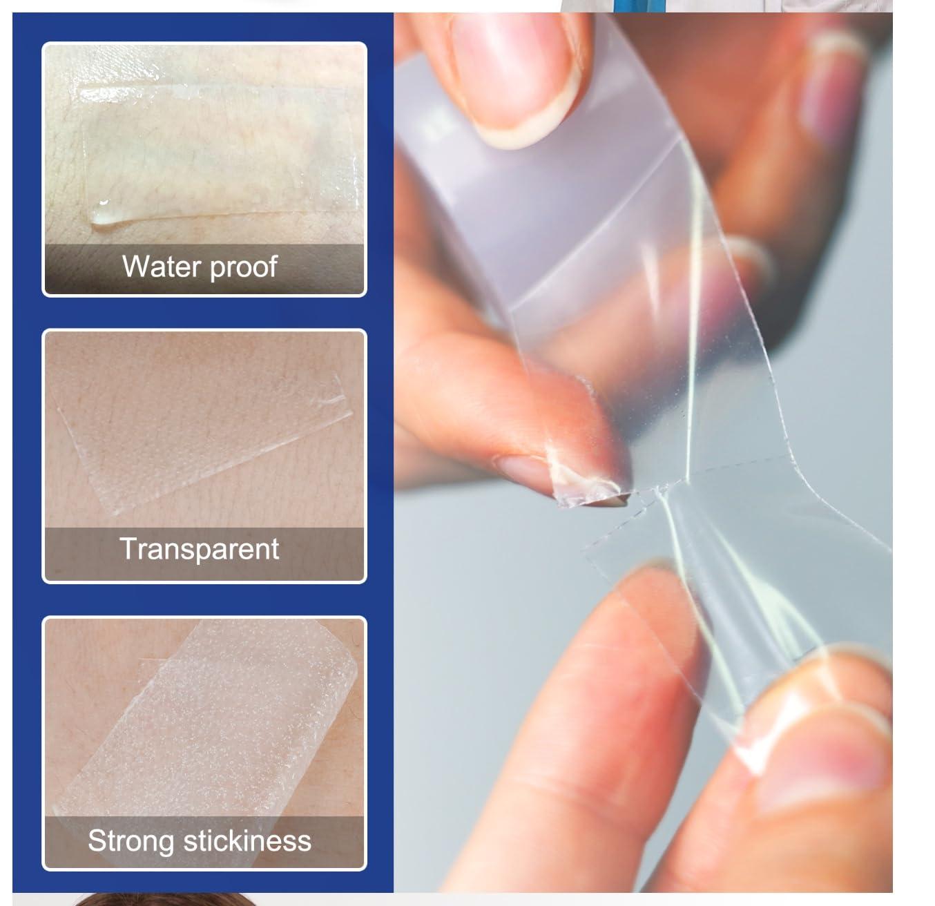 Bioline Bioline Clear Silicon Scar Sheet 4 x 150 Cm for Healing Scars Transparent tear silicone tape roll for hypertrophic scars and keloids caused by surgery, medical silicone for scar removal