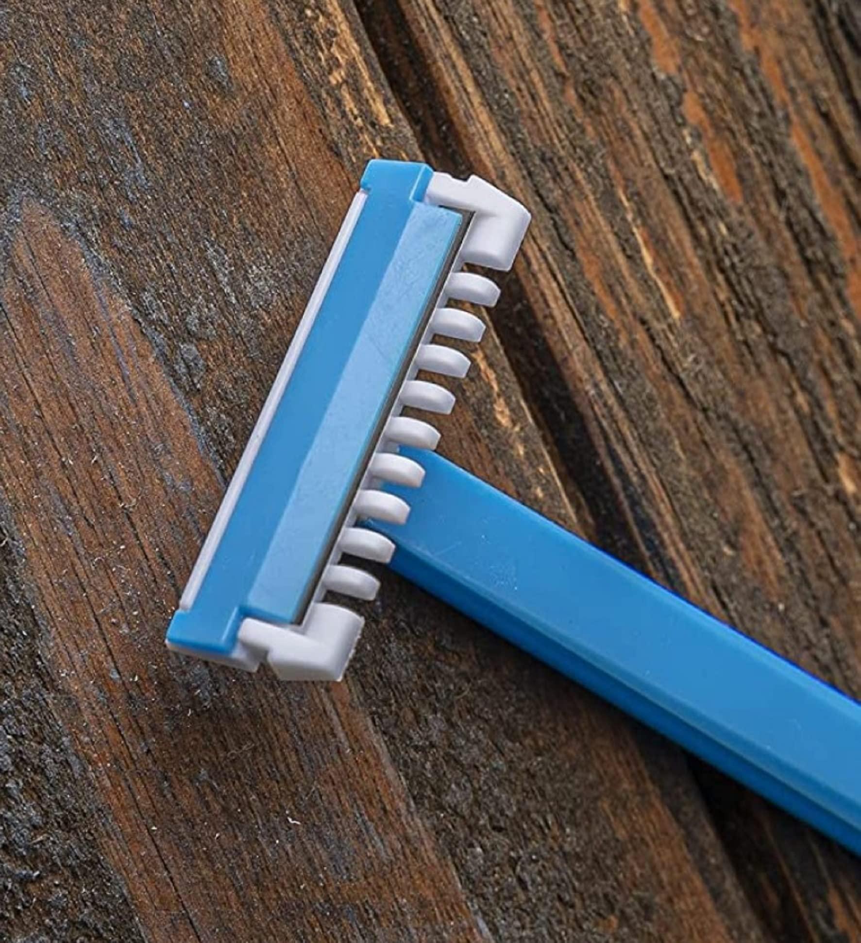 Easy Shower Easy Shower Disposable Body Razor for Men (10 Pack) - Sensitive Body Razors / Blades (Blue)