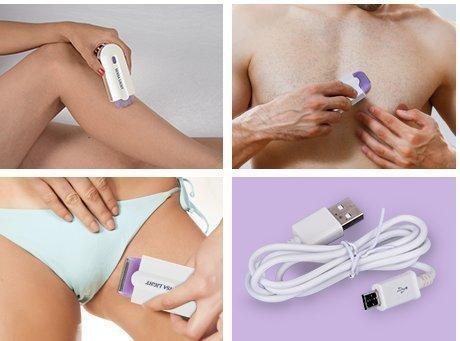 Param Param Electric Hair Remover Finishing Touch Pain-Free Plastic Shaver, Multicolour