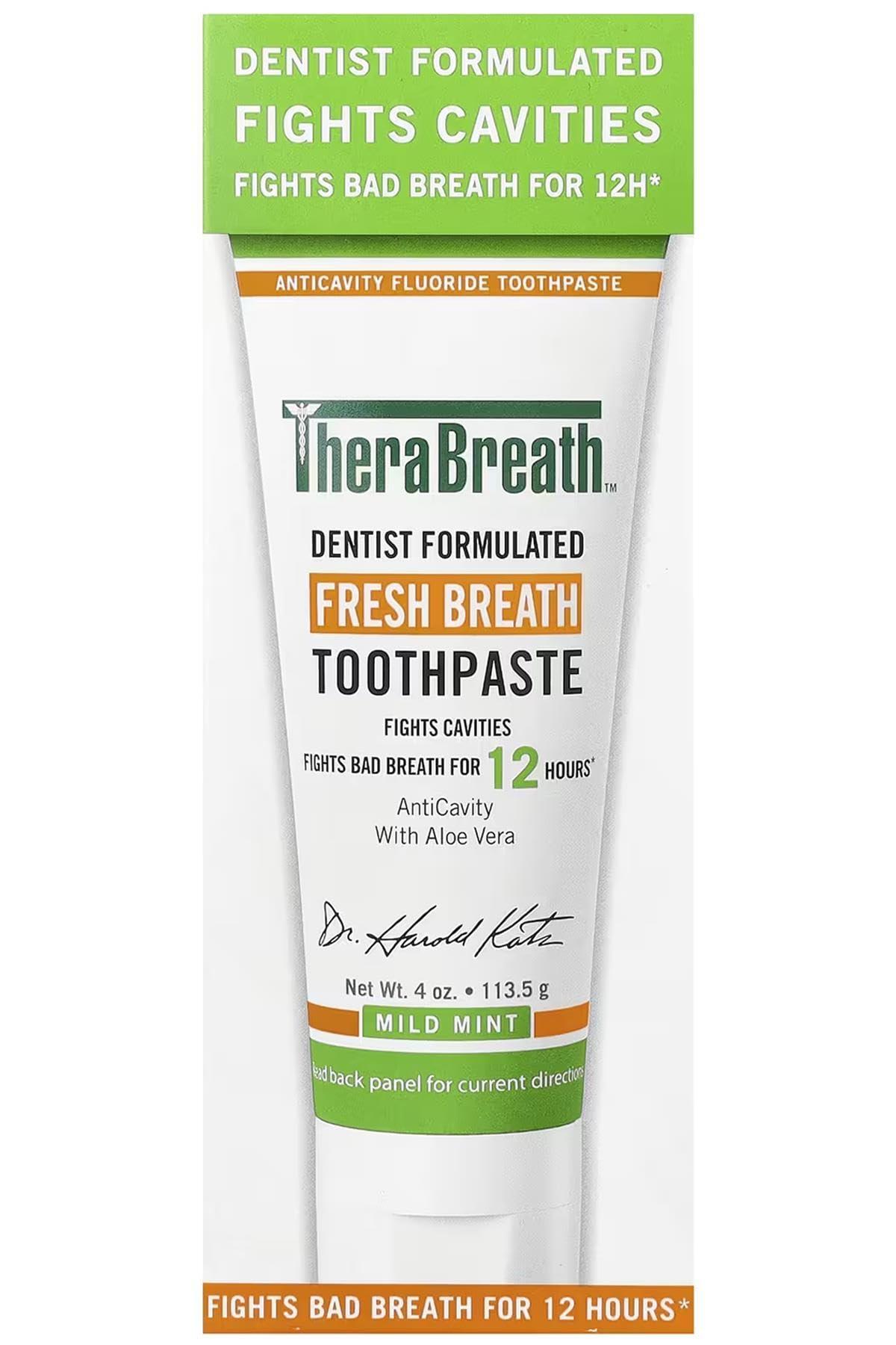 TheraBreath Therabreath Therabreath Oxygenating Fluoride Toothpaste With Aloe Vera