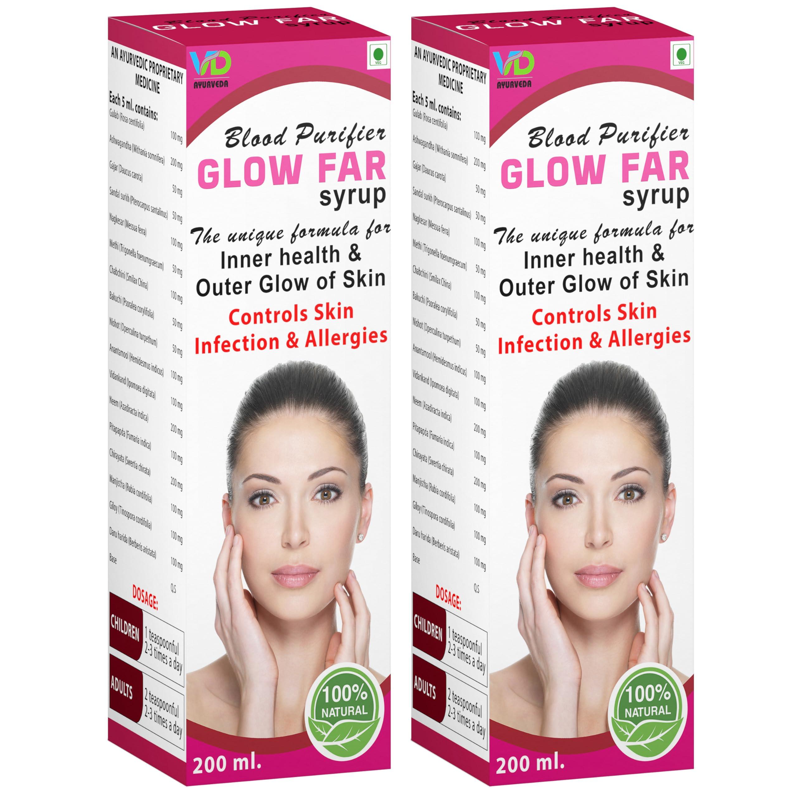 VD Ayurveda VD Ayurveda Glow Far Syrup | Blood purifier