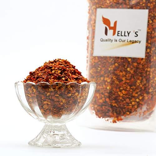Helly's Helly\'s Red Chilli Flakes Seasoning for Pizza | 400 gm - Zip Lock Pack