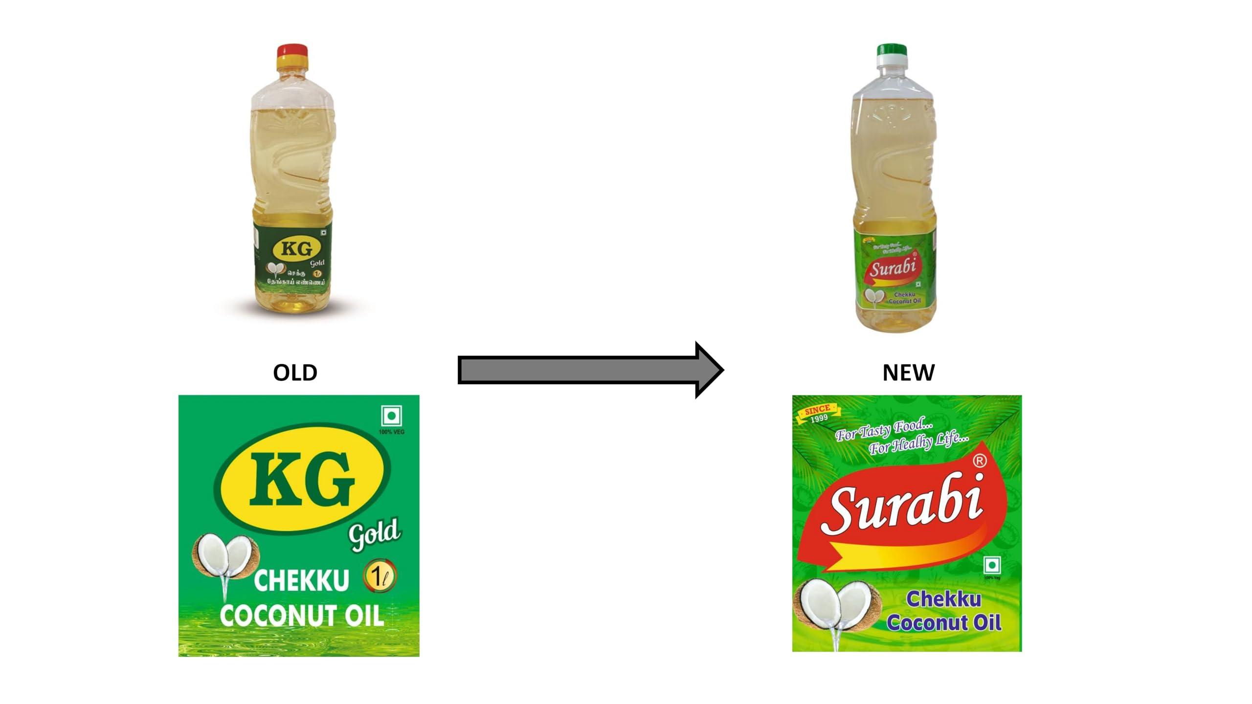 KG Gold KG Gold Cold Pressed Chekku Coconut Oil - 1L