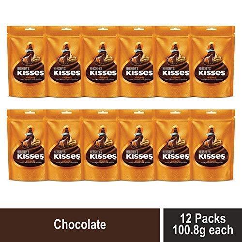 Hershey's Kisses Hershey\'s Kisses Almond Pouch, 12 X 100 grams