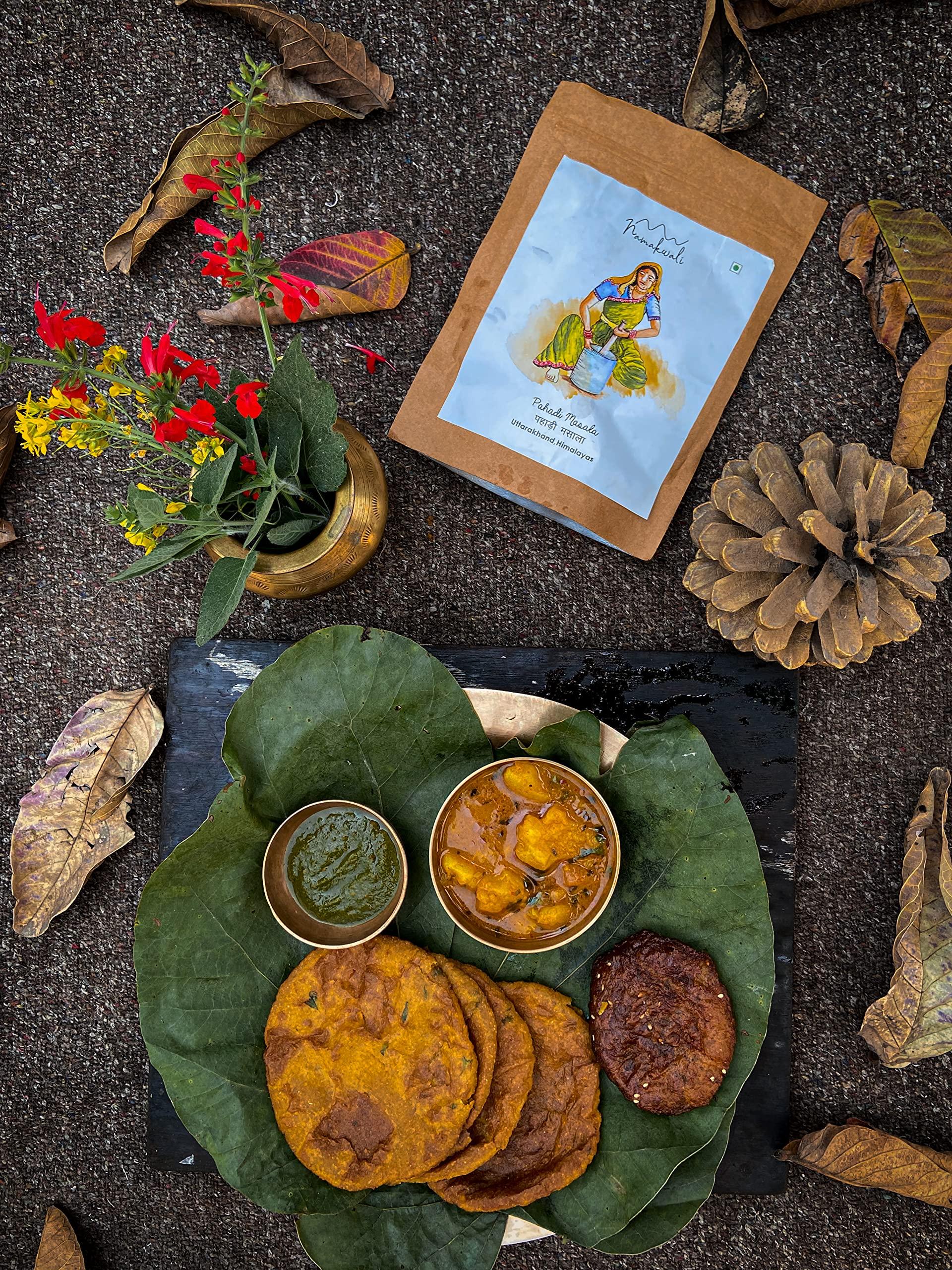Namakwali Namakwali Pahadi Magic Masala Powder-Hand Grounded Pahadi Masala Powder On Ulkhyaari, 100Gm, Vegetable Masala Powder