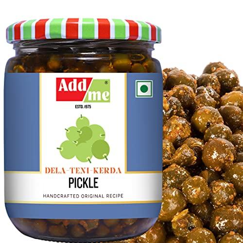 Add me Add Me Lasoda Gunda Rajasthani Pickle 500gm + Add me tenti dela ker achar 500 gm Rajasthani marwadi Achaar Combo Mixed Glass Pack