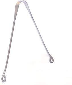 NJ NJ Stainless Steel Durable Tongue cleaner, Surgical Steel 304 grade material, FDA and SGS certified tongue cleaner: 3 Pcs