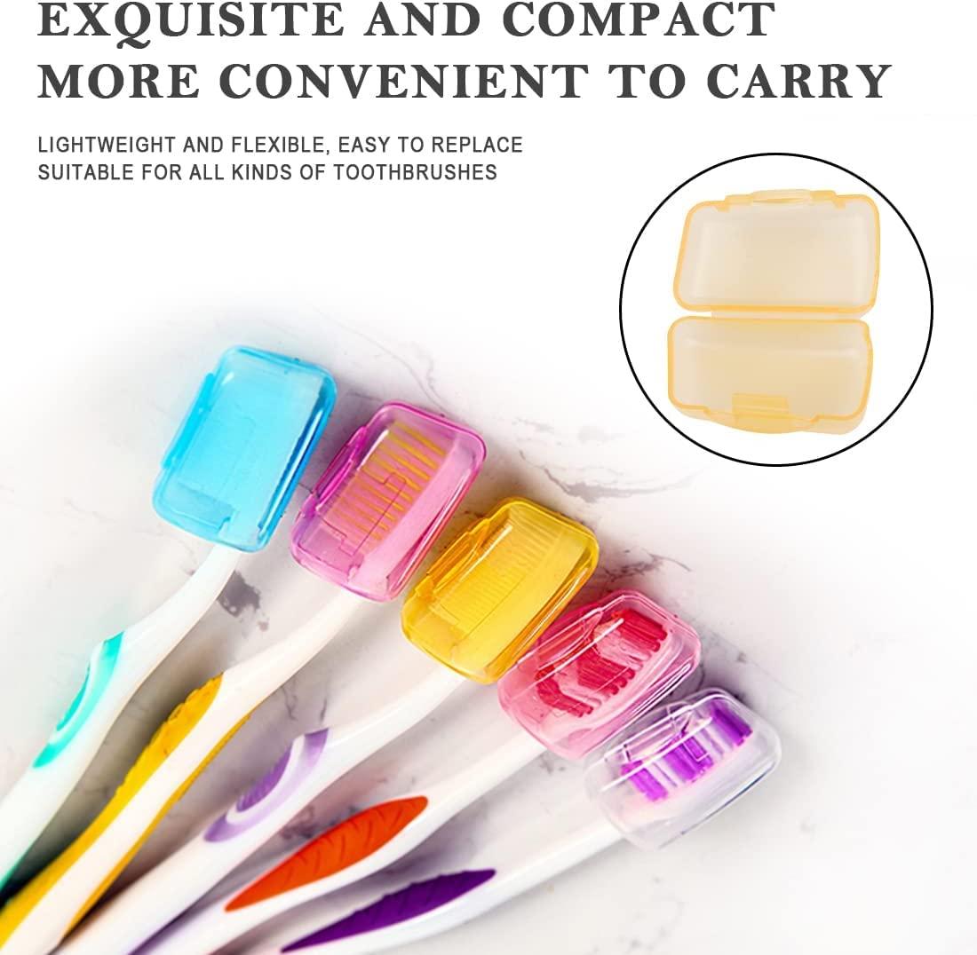 Generic 5Pc Premium Toothbrush Cover - Hygienic, Ventilated, BPA-Free Travel Case for Manual & Electric Toothbrushes - Durable Protective Cap with Universal Fit