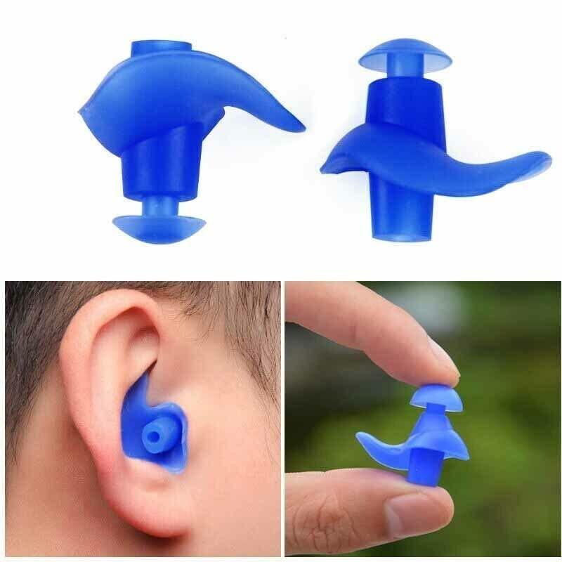 James HealthPlus Waterproof Swimming Earplugs Professional Silicone Swim Earplugs Adult Swimmers Children Diving Soft Anti-Noise Ear Plug New