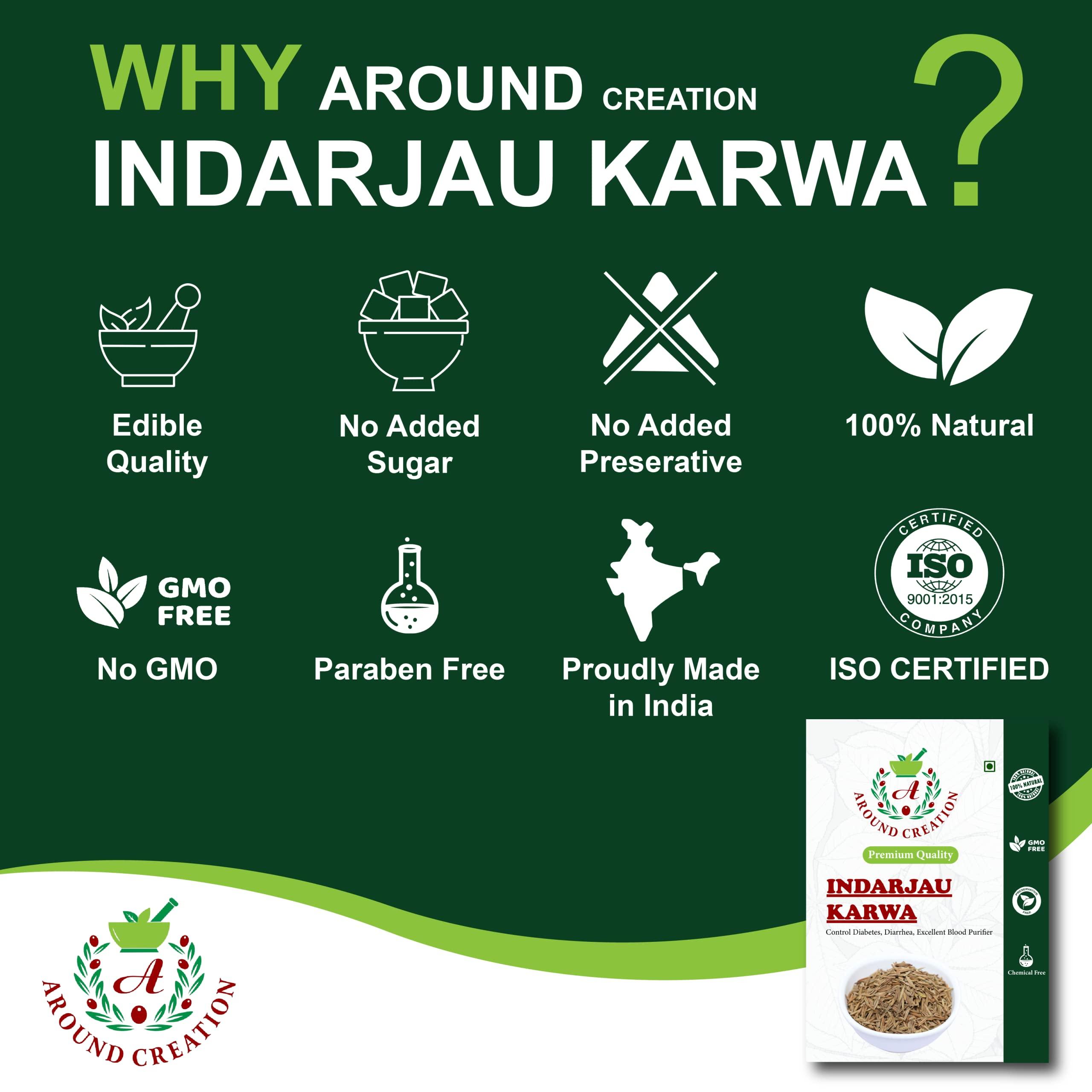 Around Karva Indrajau | Kutaja | Inderjo Kadwa | Holarrhena Pubescens | Indrajav Seeds (500 gm)