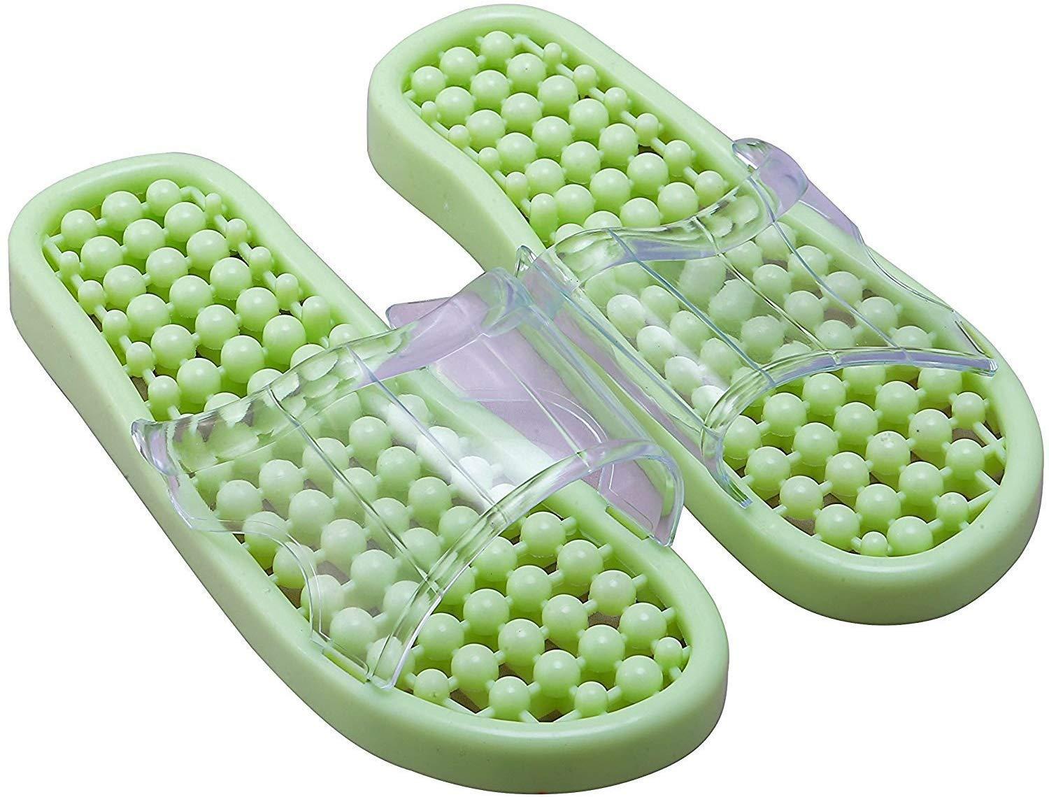 Dxent Dxent Acupressure Slippers for Pain Relief and Total Health Care | Foot Massager Slipper For Women And Men - Random Colour