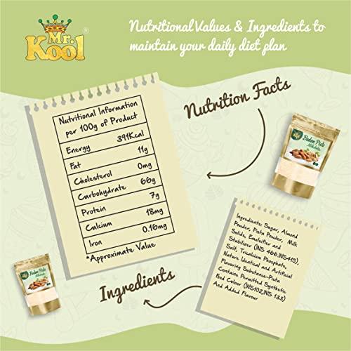 MR. KOOL Badam Pista Flavor Milkshake Powder |Badam Pista Milk Drink Mix 100g