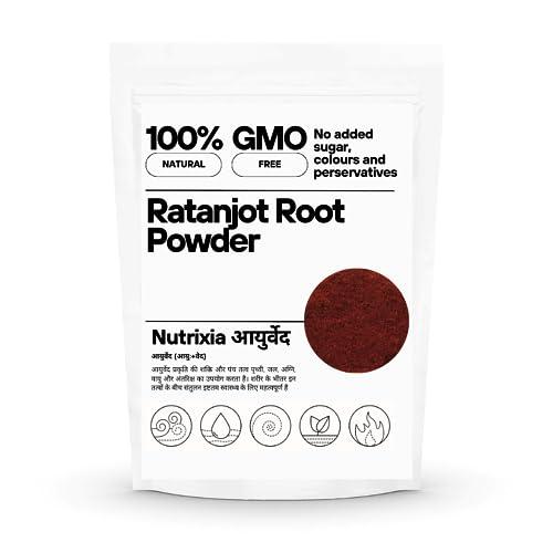 Nutrixia Food Ratanjot Root Powder-Ratanjyot-Laljadi ? -Onosma Echioides-Alkanna Tinctoria-Alkanet Root (1 Kg)