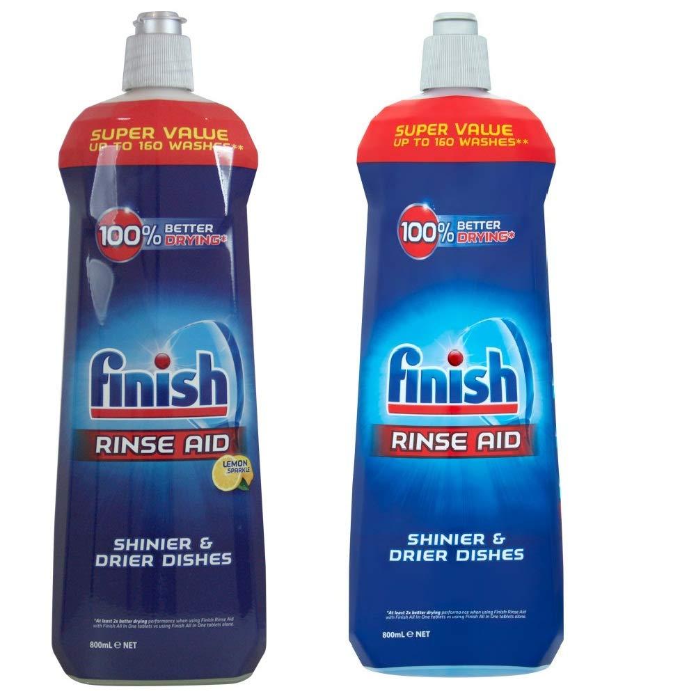 Finish Finish Rinse Aid Regular & Lemon Combo 800ml