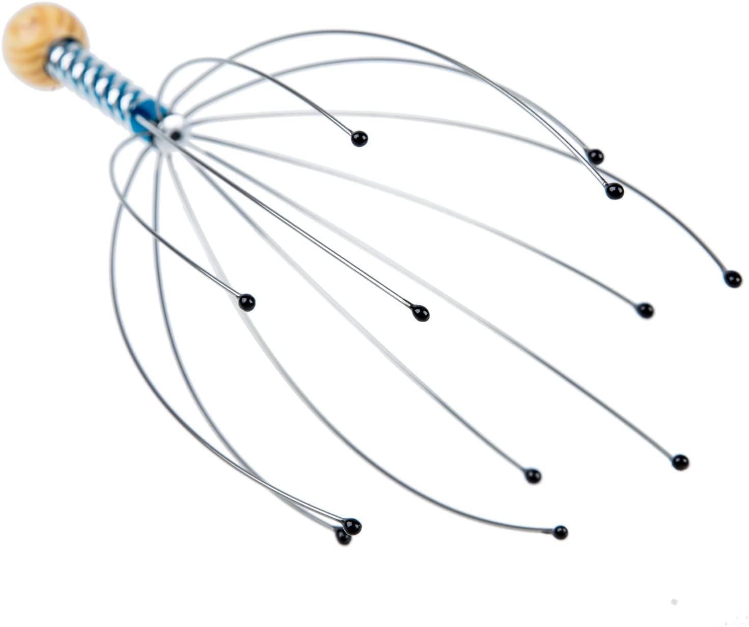 Magic Magic Scalp Massage Head Massager 12 Fingers Head Scratcher for Head Massage Body Relaxing Hair Massage Scalp Scratcher