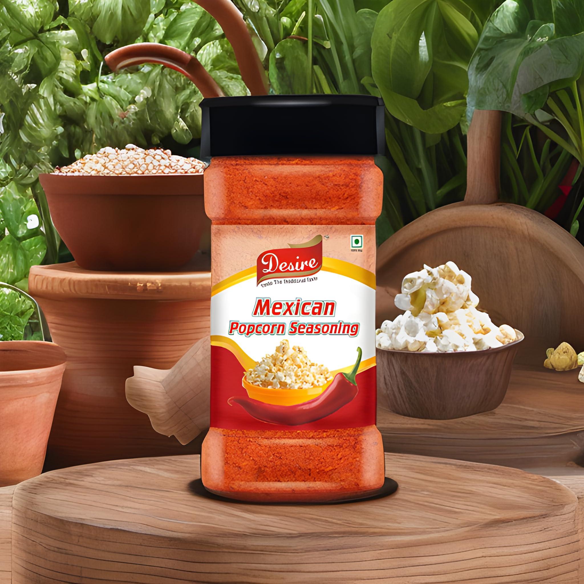Desire Desire Mexican Popcorn Seasoning Powder 400g | Perfect for Popcorn, Nachos, Pasta, Pizza | Delicious Sprinkle on French Fries | Flavorful and Versatile Seasoning