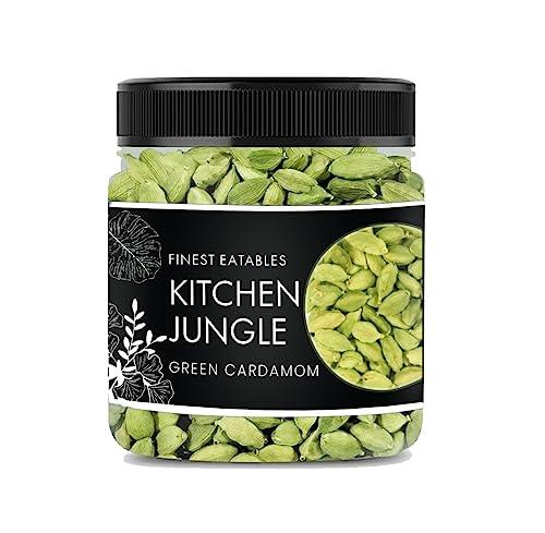 Kitchen Jungle Kitchen Jungle Cardamom Green, Elaichi 100 gm Bold 8 mm pack of 2