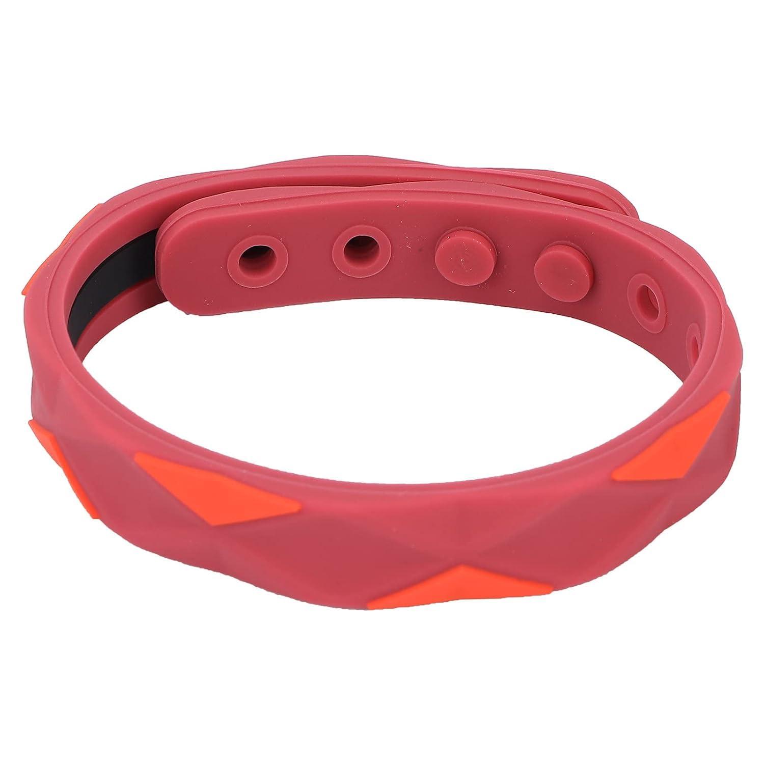 Sonew Sonew Anti Static Wrist Strap, Anti Static Wristband Silicone Improve Sleep, Winter Electrostatic Removal Bracelet for Men and Woman(red)