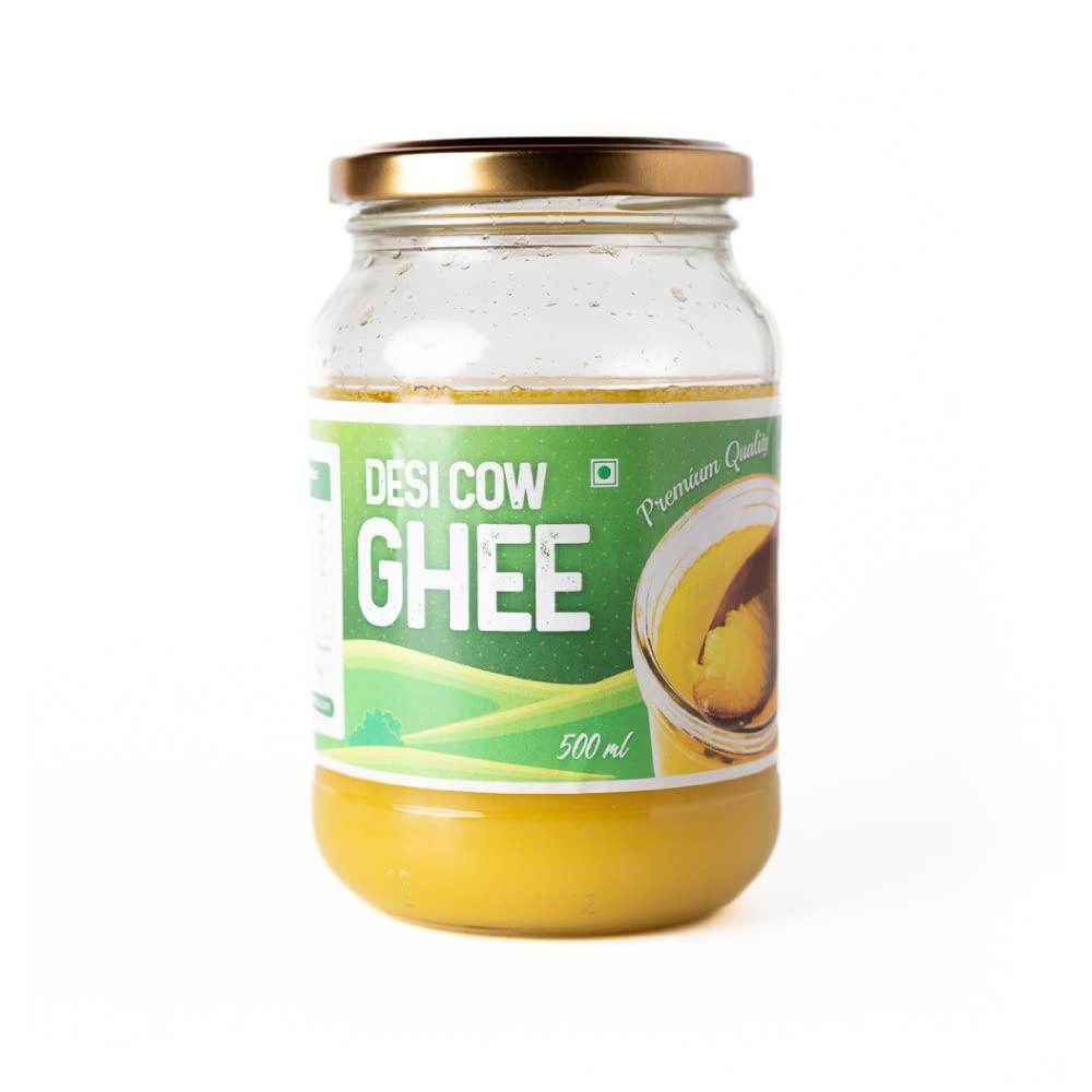 Namma Veedu Namma Veedu A2 Desi Cow Ghee 500ml | Bilona Method, Curd-Churned | Pure, Natural, Healthy | Grass-fed Cultured Ghee