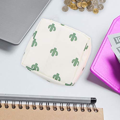 Artibetter ARTIBETTER 2pcs Menstrual Pad Napkins Bag Pouch Nursing Pad Holder Sanitary Napkin Bag Small Zipper Pouch Coin Purse for Women and Girls