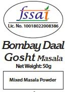 Mehran Mehran Bombay Daal Gosht Masala, 50 gms (Pack of 4 )