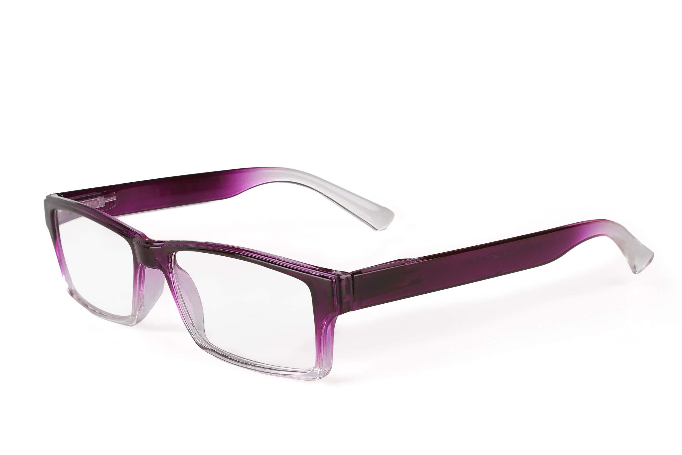 AEC AEC LibraryS1 Light Reading Eyeglasses With Smart Hard Cover (+2.75, Pink-White)