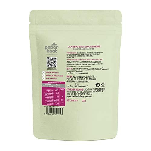 Paper Boat Paper Boat Classic Salted Cashews 200g | Freshly Roasted (Pack of 2)