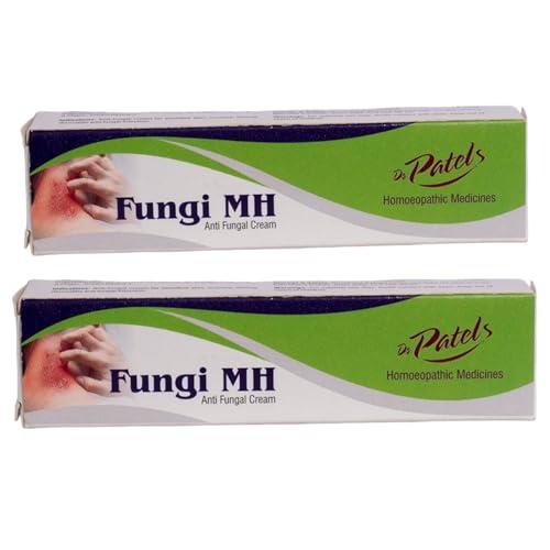 DR PATELS HOMEOPATHIC MEDICINES Dr Patel\'s Homeopathic Fungi MH Cream for Fungal Infection | Homeopathic Medicine for Ringworm and Other Skin Problem 25Gm (Pack of 2)