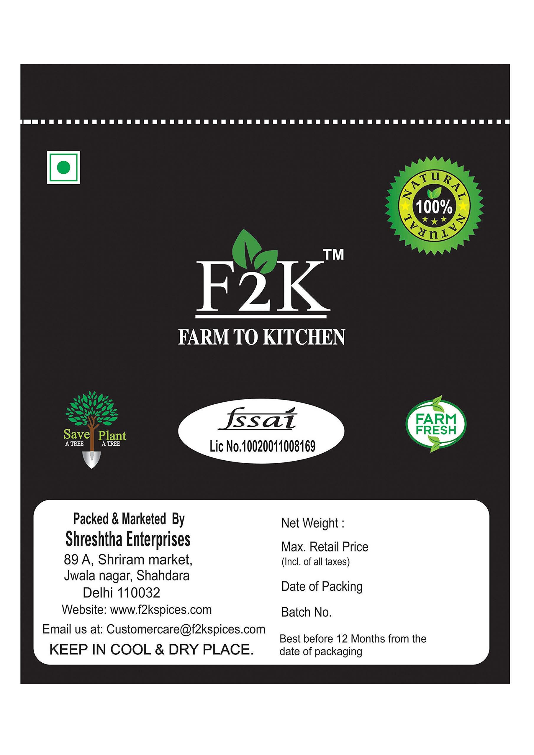 F2K F2K Saunf (Fennel Seeds) 300g - Your All-in-One Spice for Freshness & Flavor - Saunf, Sauff, Sounf, Variyali, Sompu & More! 300gm