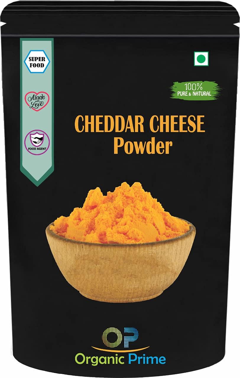 Organic Prime Organic Prime Cheddar Cheese Powder | Cheese Powder for Popcorn - 500 GM By Organic Prime