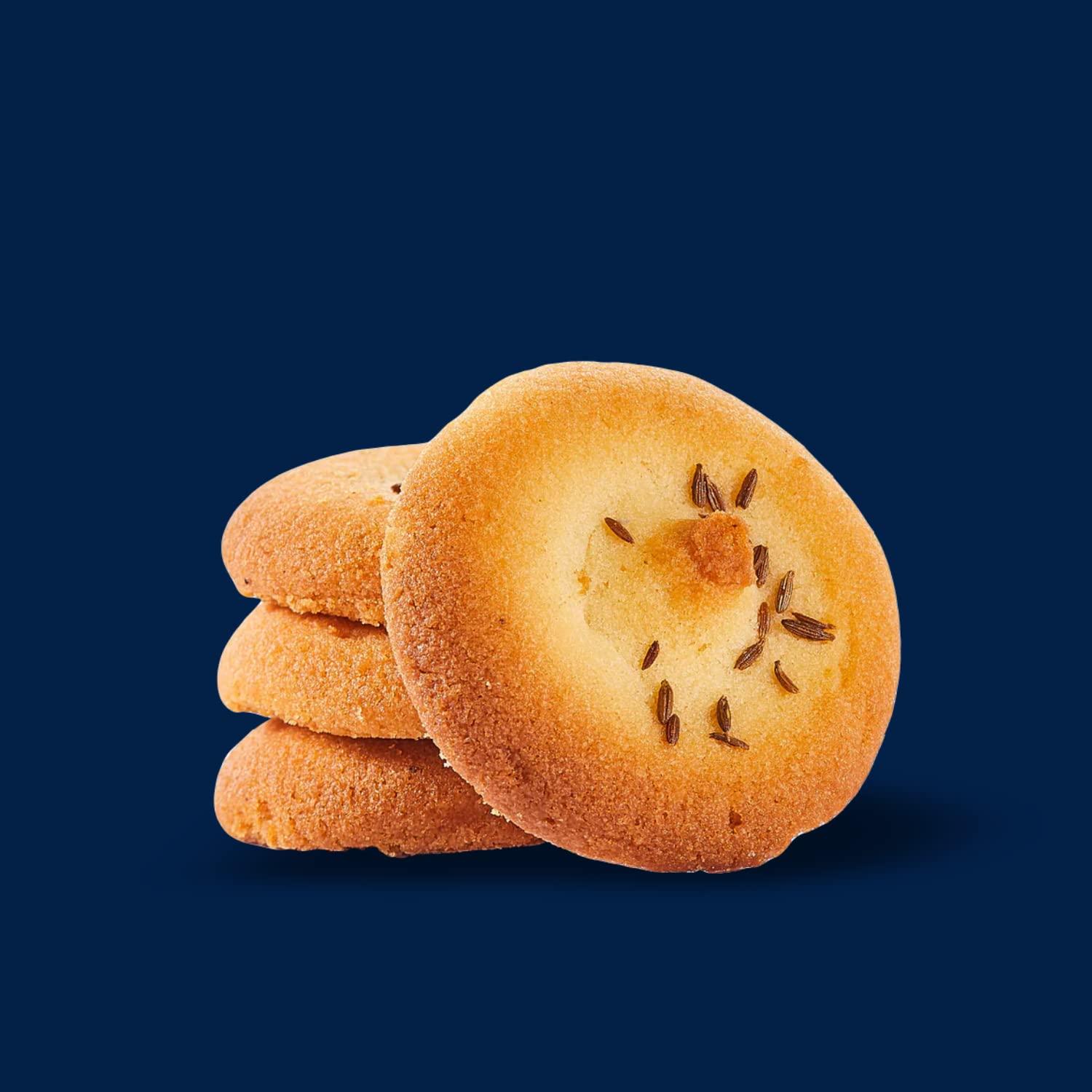 HaldiVita HaldiVita Jeera cookies | Biscuits Combo Pack of 3 x 250G each| Cookies Biscuits | Healthy Cookies Multipack