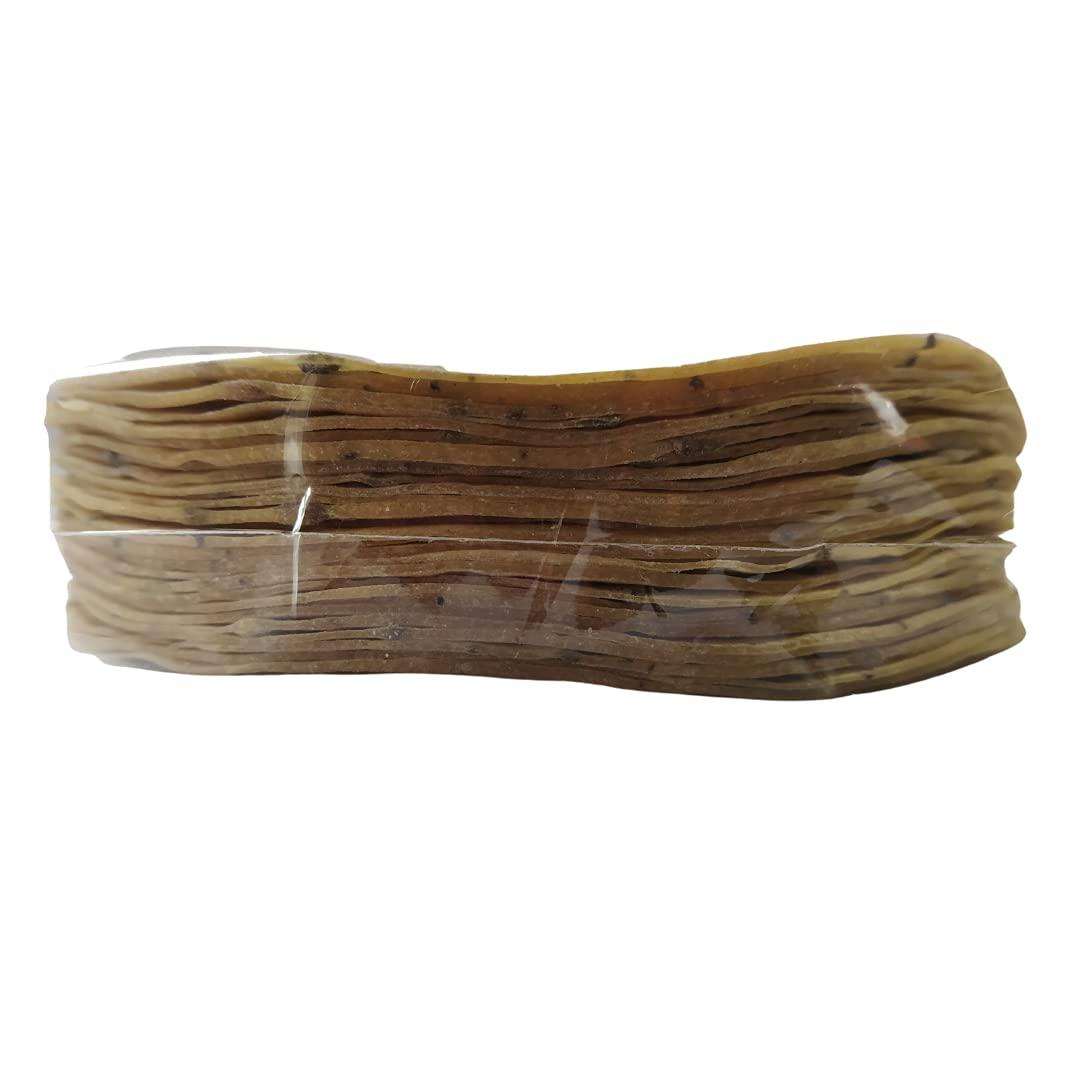 SRI AYYAPPA Sri Ayyappa MASALA APPALAM - 600 g - 4 Inch - Traditional Homemade Fryums/ Papad/ Appalam (150 g x 4 Pack)