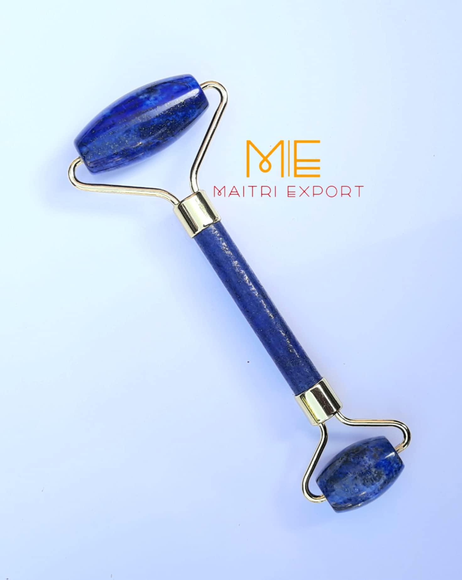 Maitri Export Maitri Export Lapis Lazuli Smooth Facial Roller & Massager Natural Lapis Lazuli Massage Jade Stone for Face Eye Neck Foot Massage Tool (Lapis Lazuli )