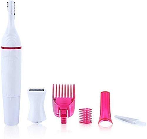 DVH DVH sales 5 in 1 Styler Safety for Upper, Lip, Chin, Eyebrow, trimmer for women, underarm, Face Hair Remover clipper for women (Multicolor)