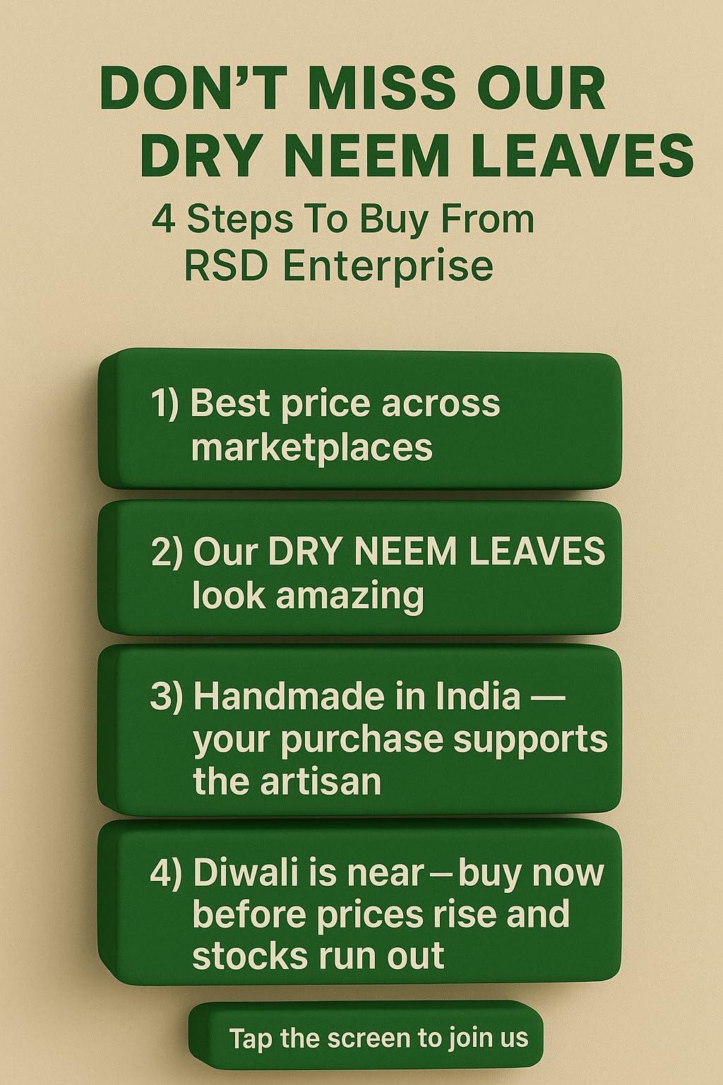 NavaFresh Basics PURE AND NATURAL DRY NEEM LEAVES