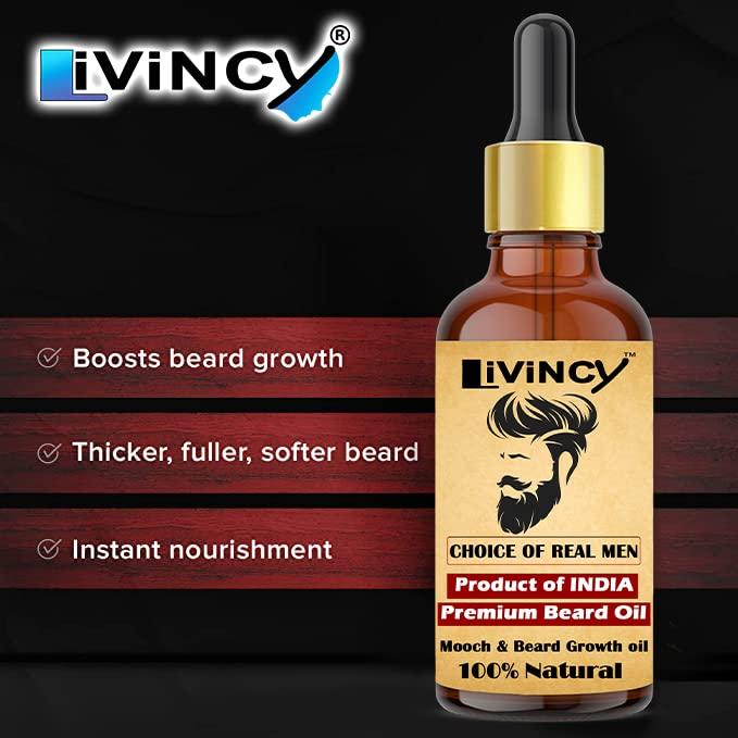 LIVINCY Livincy Red Onion Beard Growth oil for Specially Men Beard (Gift your face with a great beard)(BEARD YOUR OWN WAY) Hair Oil