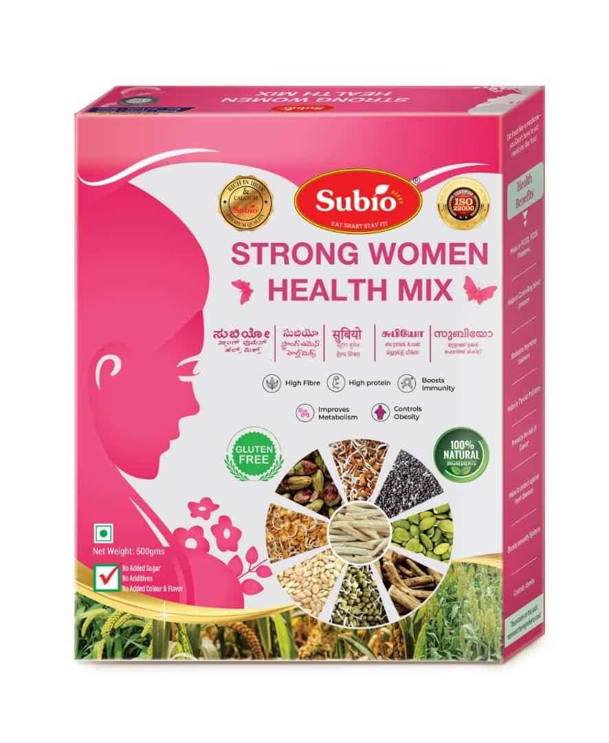Subio Foods Pvt Ltd Subio Strong Women Health Mix 500g