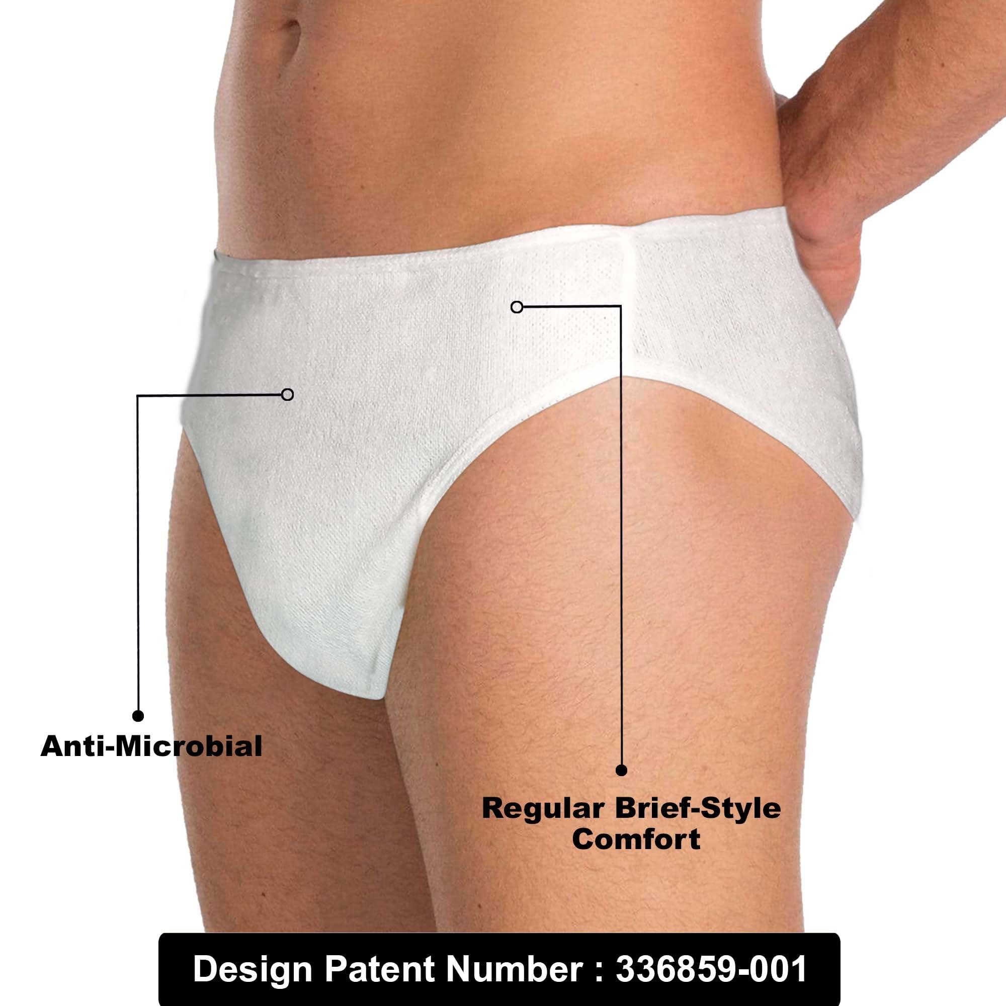 Trawee (Disposable Underwears) Trawee (Disposable Underwears) Travel Brief Underwear For Men(Pack Of 10)For Regular Use,Trekking,Camping,Spa,Herbal Treatments,Hospital Stay Or Incontinence. Soft&Comfortable Body Hugging Fit