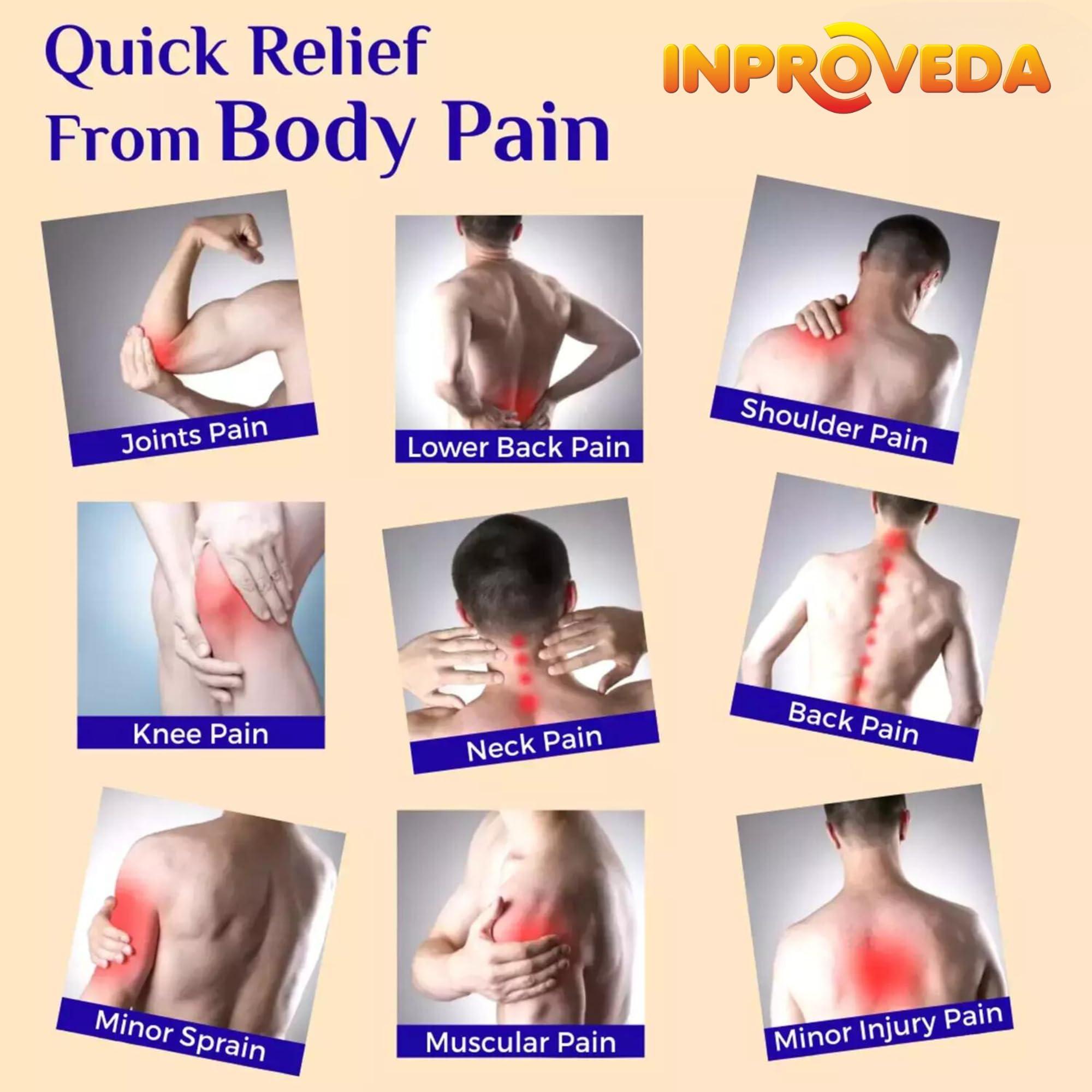 INPROVEDA INPROVEDA Adivasi Pain Relief Oil 60ml (Pack of 1) | Fast & Instant Relief Oil For Muscle & Joint Pain Oil |